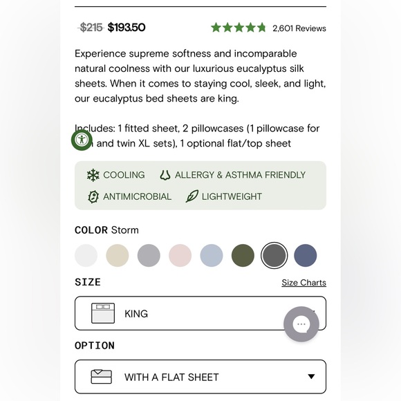 Sijo Eucalyptus Sheet Set - Picture 2 of 2